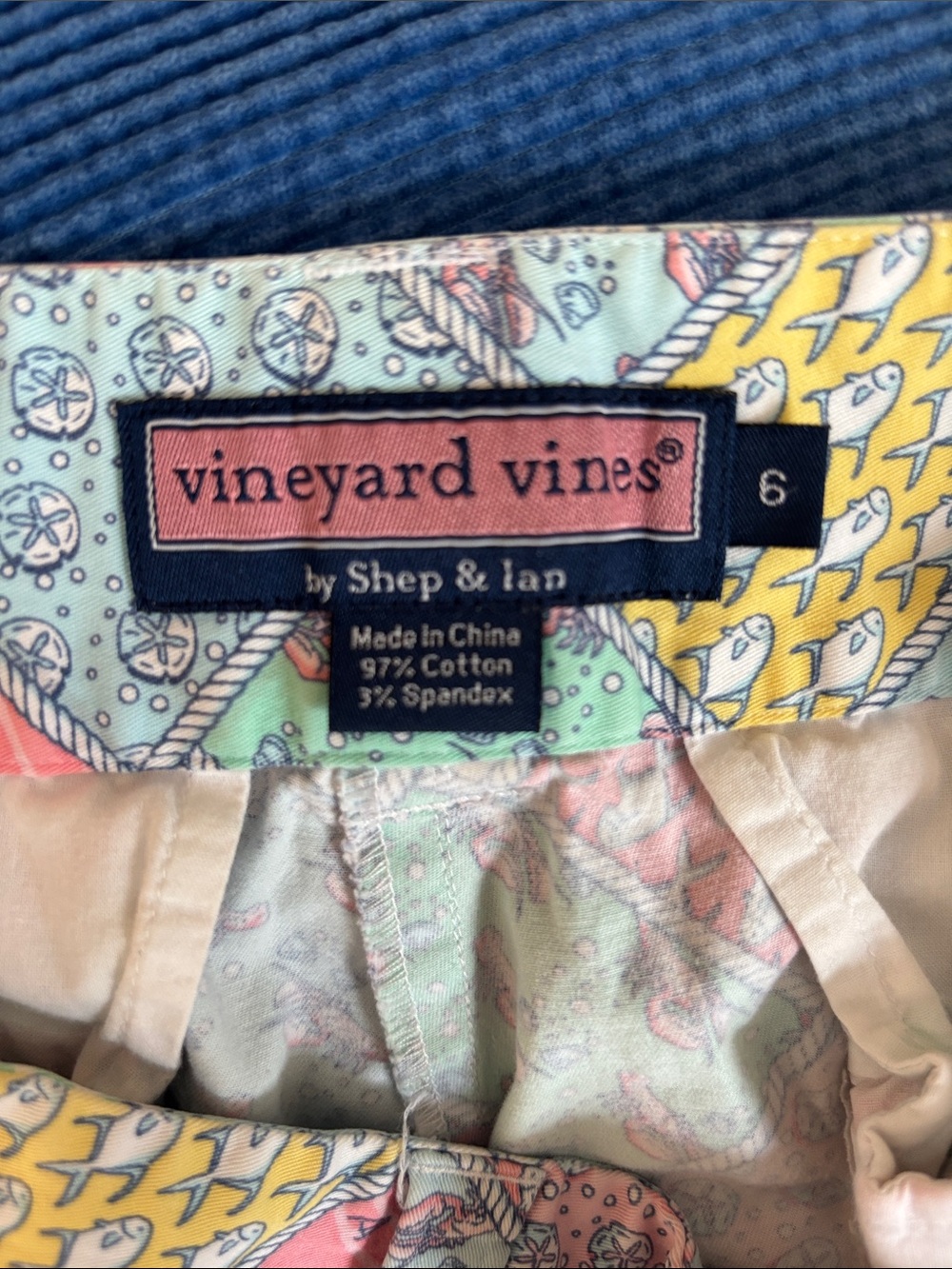 Vineyard Vines Patchwork Print Shorts - Picture 3 of 3